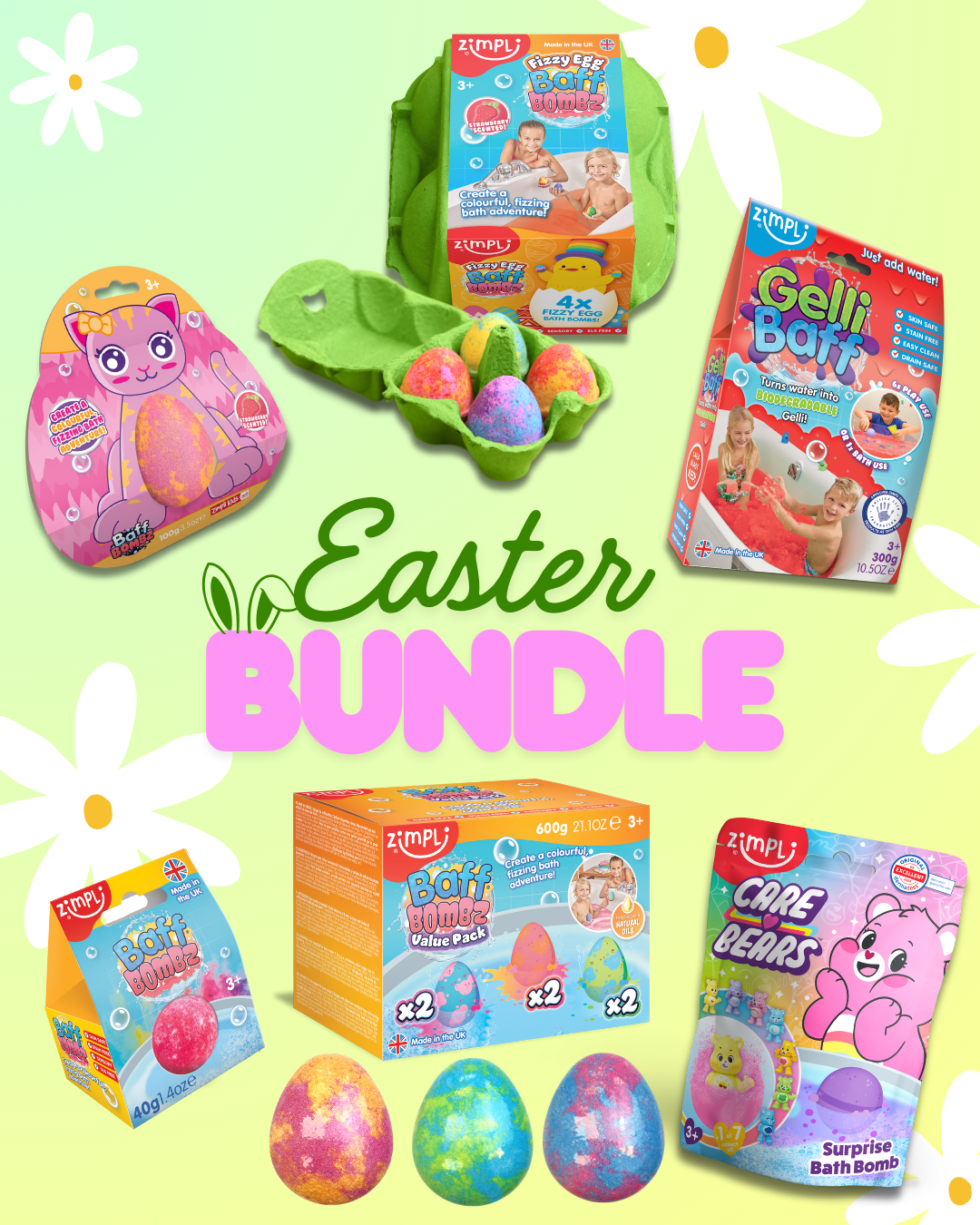 Zimpli Easter Mystery Bundle - 7 Bath Products