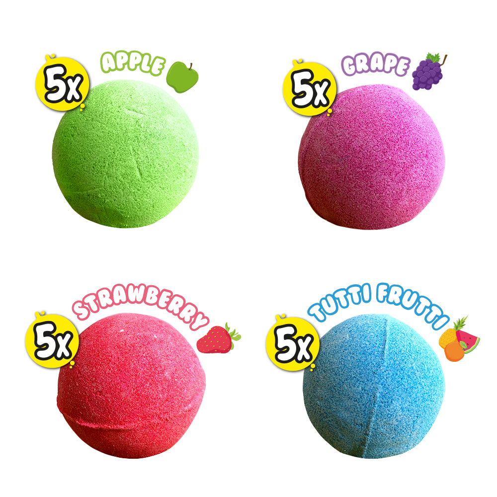 Zimpli Baff Bombz Round Mega Pack - 20 Baff Bombz