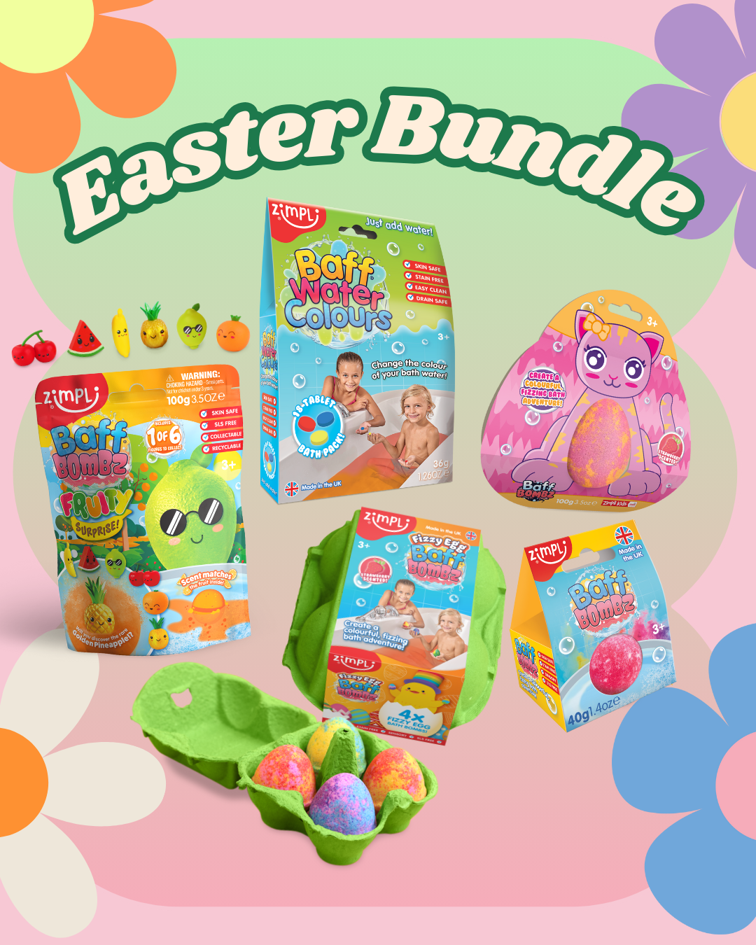 Zimpli Easter Mystery Bundle - 5 Bath Products