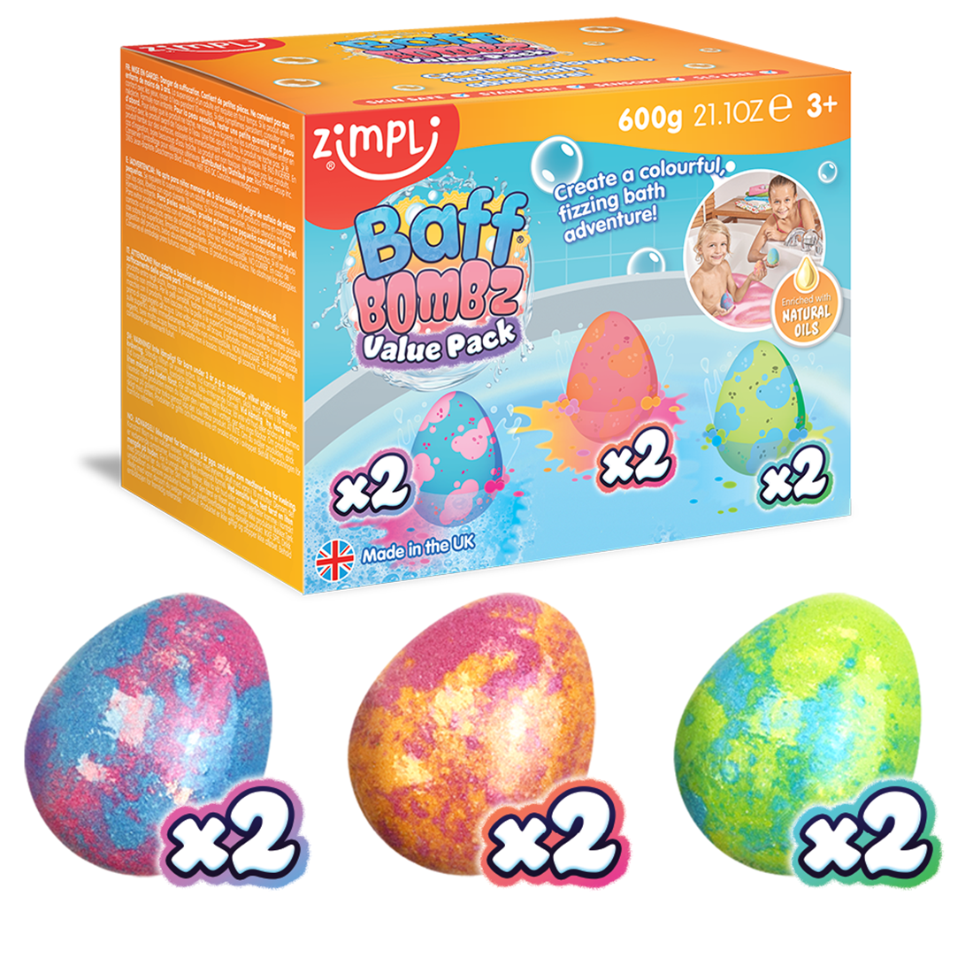 Zimpli Easter Mystery Bundle - 7 Bath Products