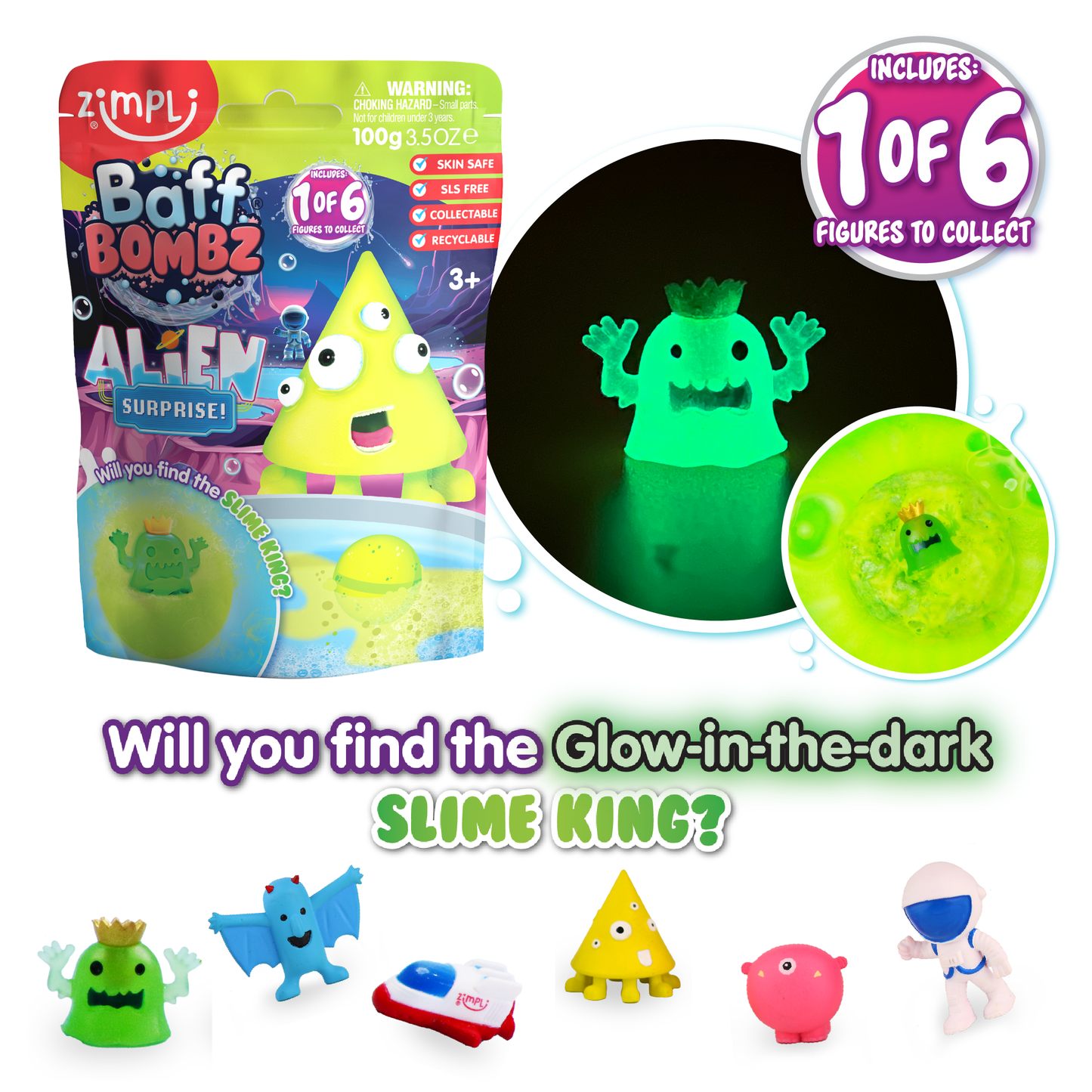 Zimpli Alien Surprise Baff Bombz