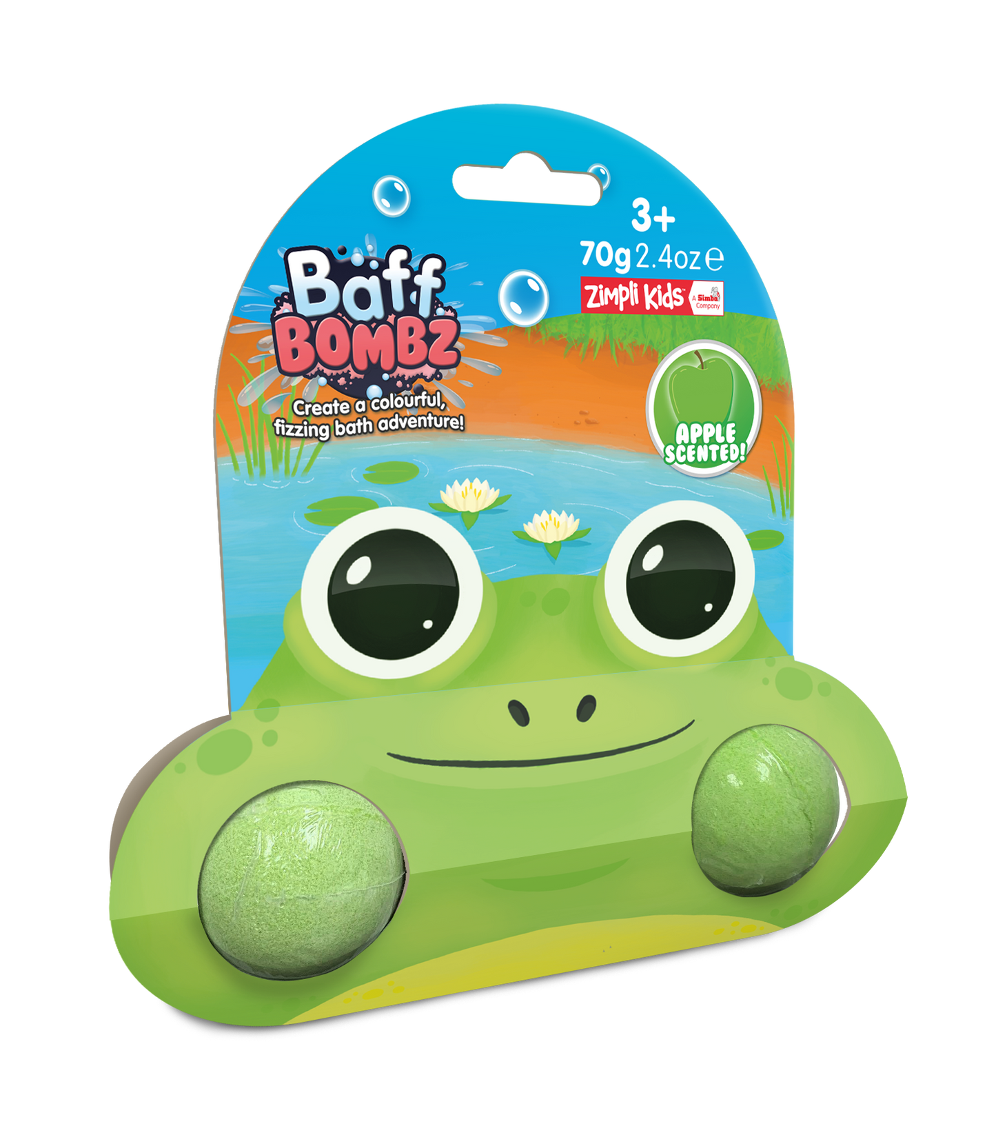 Zimpli Frog Baff Bombz - 2 Pack