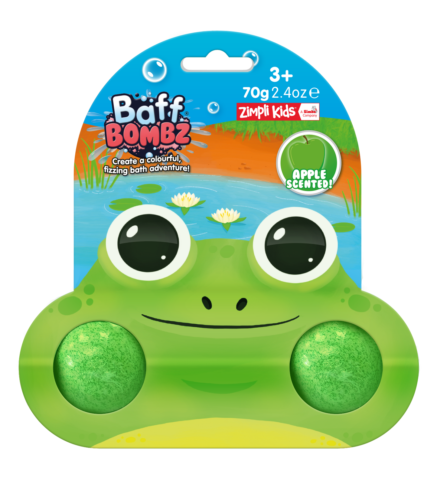 Zimpli Frog Baff Bombz - 2 Pack