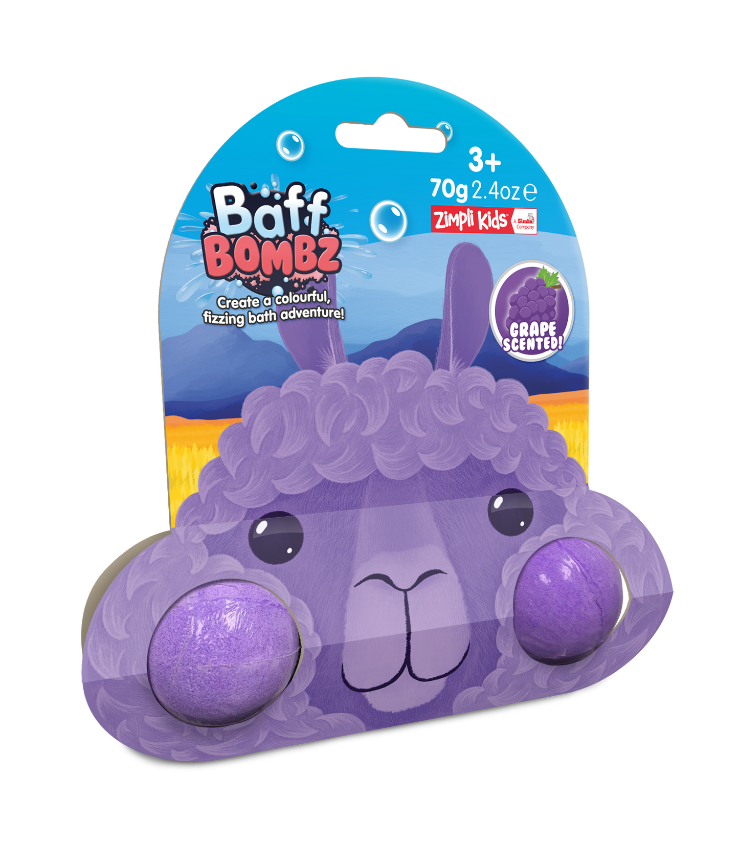 Zimpli Llama Baff Bombz - 2 Pack