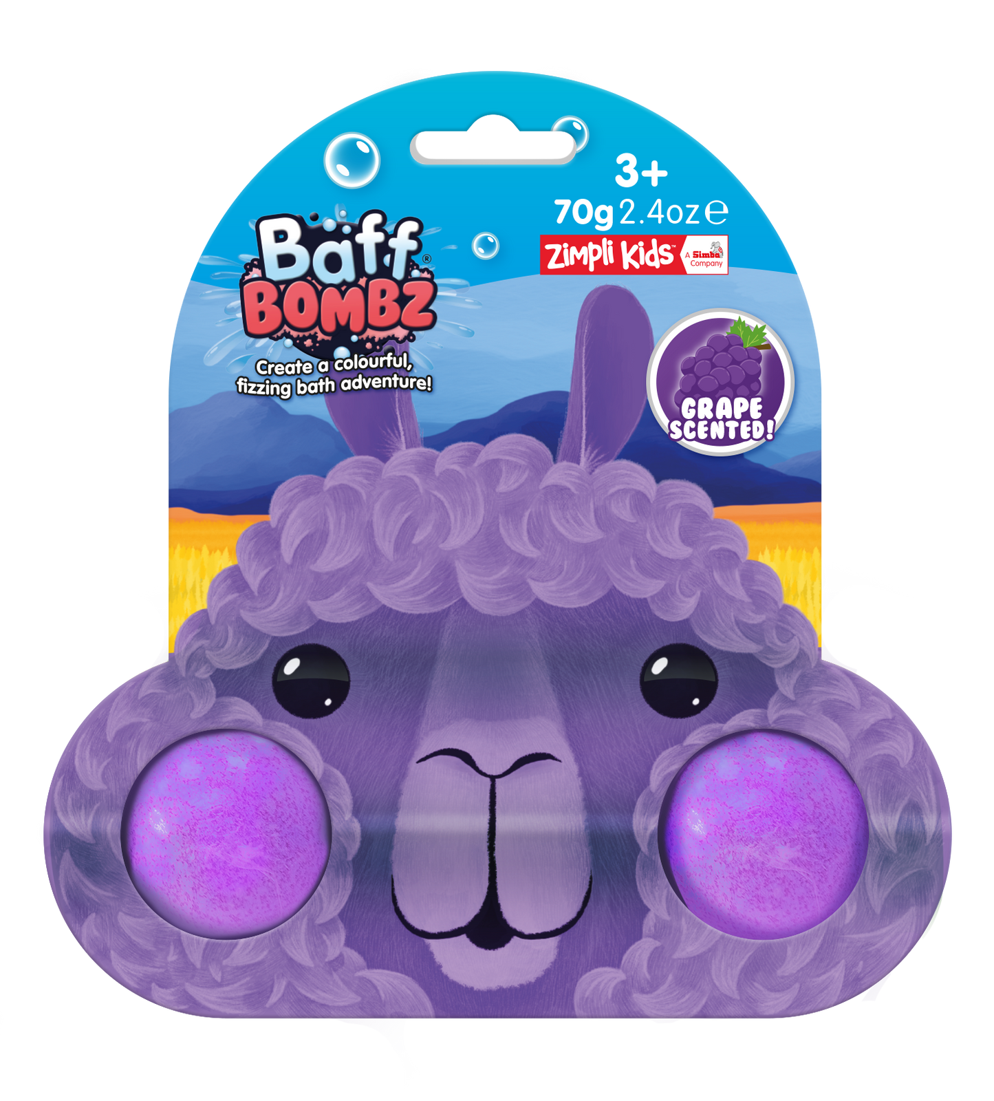 Zimpli Llama Baff Bombz - 2 Pack