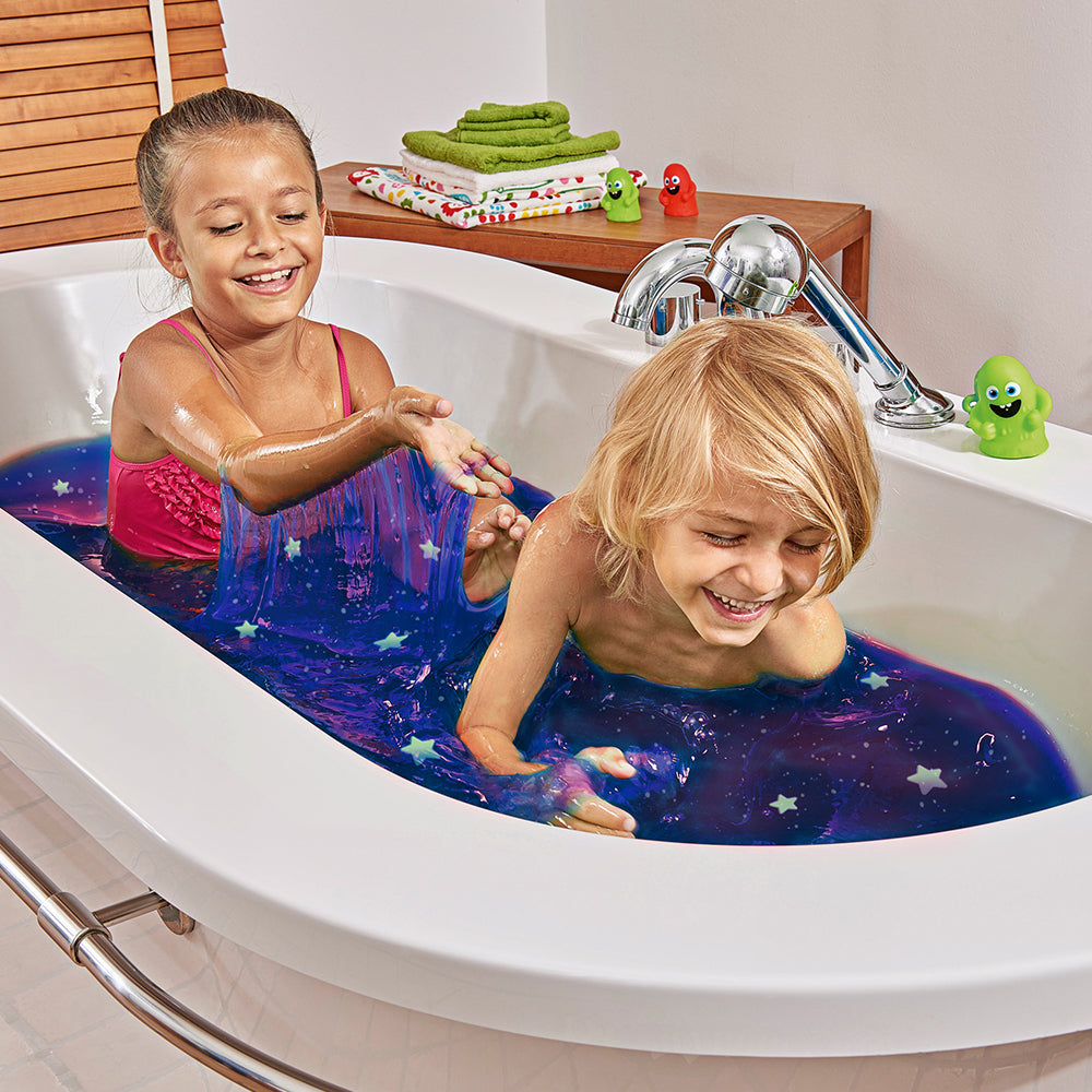 Zimpli Galaxy Slime Baff with Glow In The Dark Stars - 2 Pack