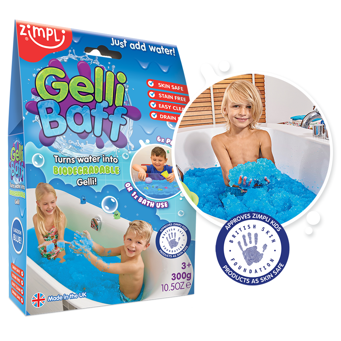 Zimpli Gelli Baff Blue