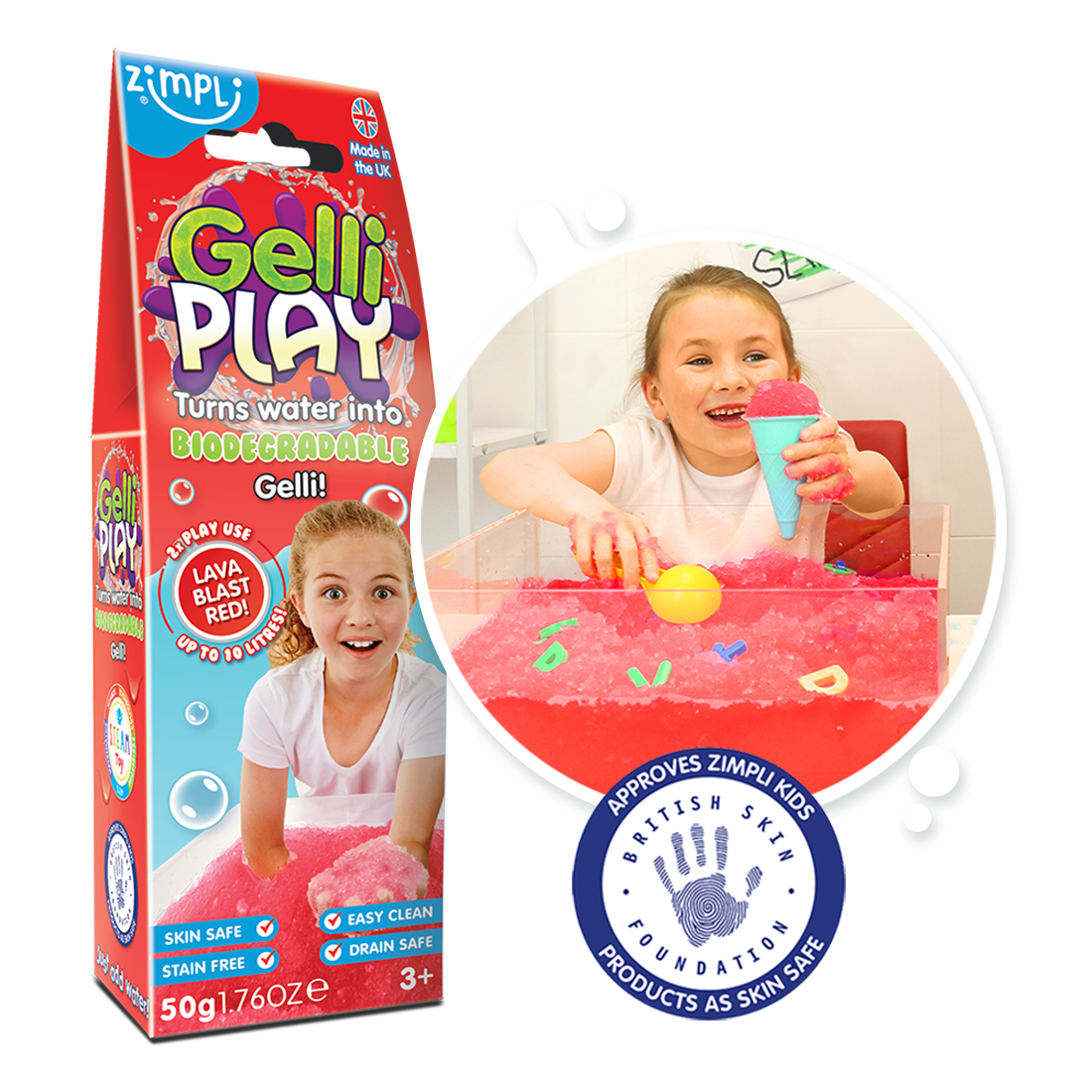 Zimpli Gelli Play - Red