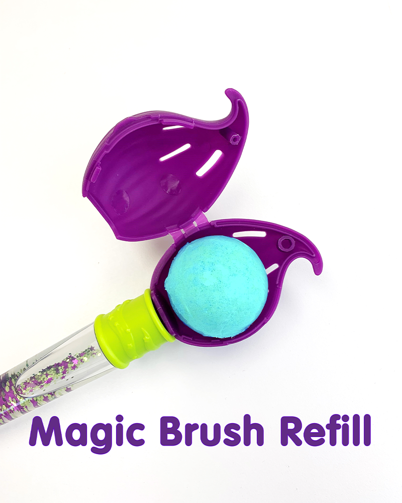 Zimpli Baff Bombz Magic Brush + 8 Pack Refill