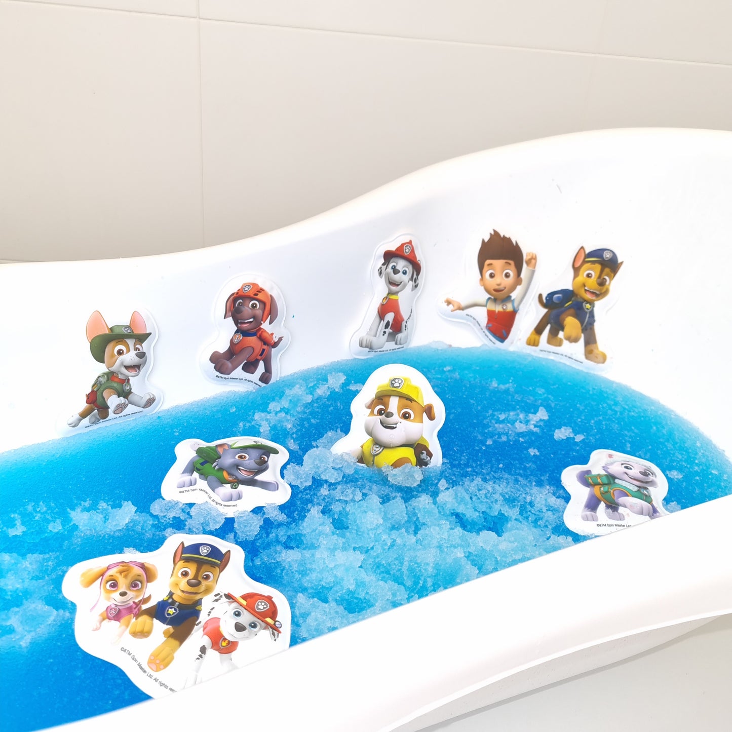 Paw Patrol Gelli Baff With Bath Sticker - Blue