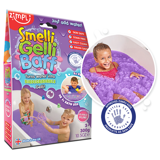 Zimpli Smelli Gelli Baff Purple - Bubblegum