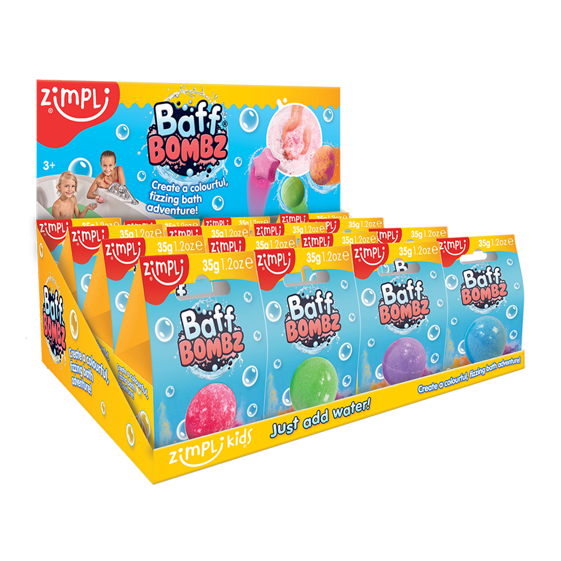 Zimpli Round Baff Bombz - 16 Pack