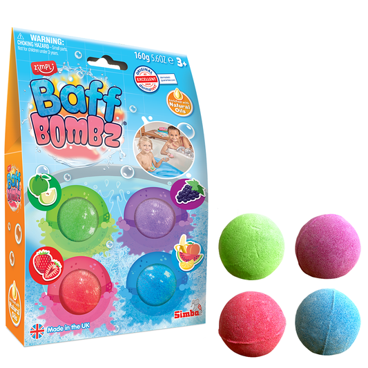 Zimpli Baff Bombz Round - 4 Pack