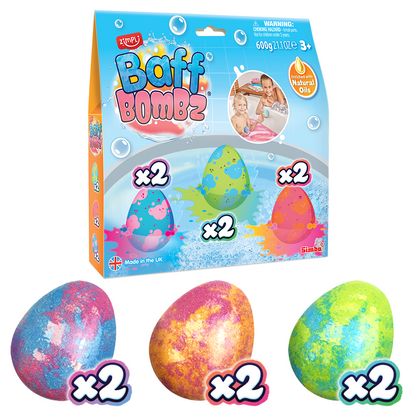 Zimpli Baff Bombz Eggs- 6 Pack