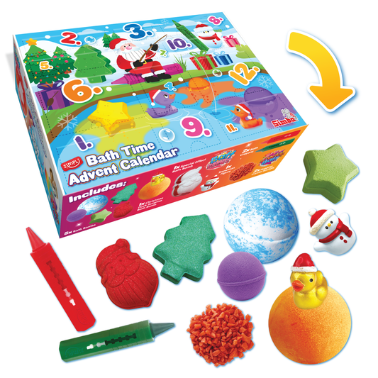 Zimpli Bath Time Advent Calendar - 12 Days Of Christmas