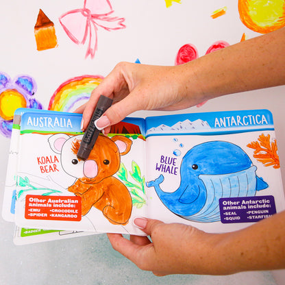 Zimpli Baff Paints - Activity Set & Colouring Book