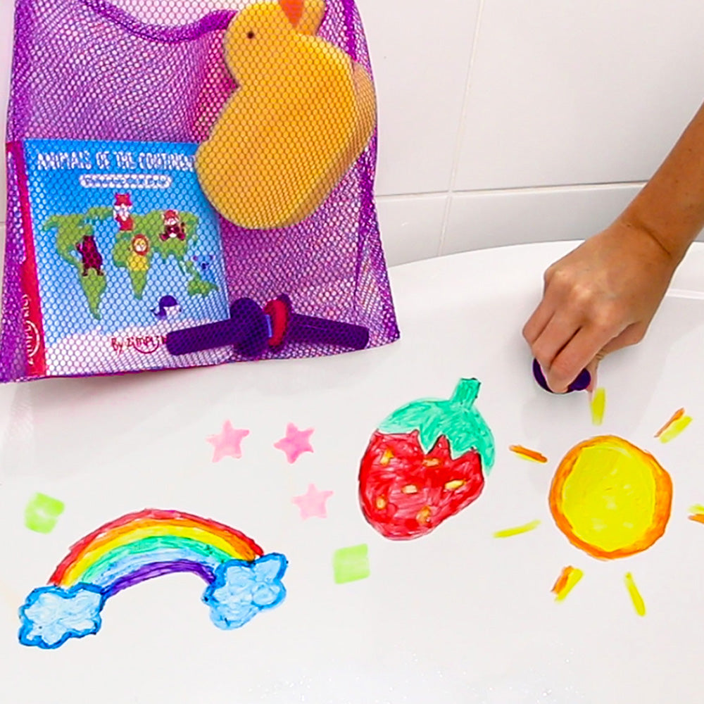 Zimpli Baff Paints - Activity Set & Colouring Book