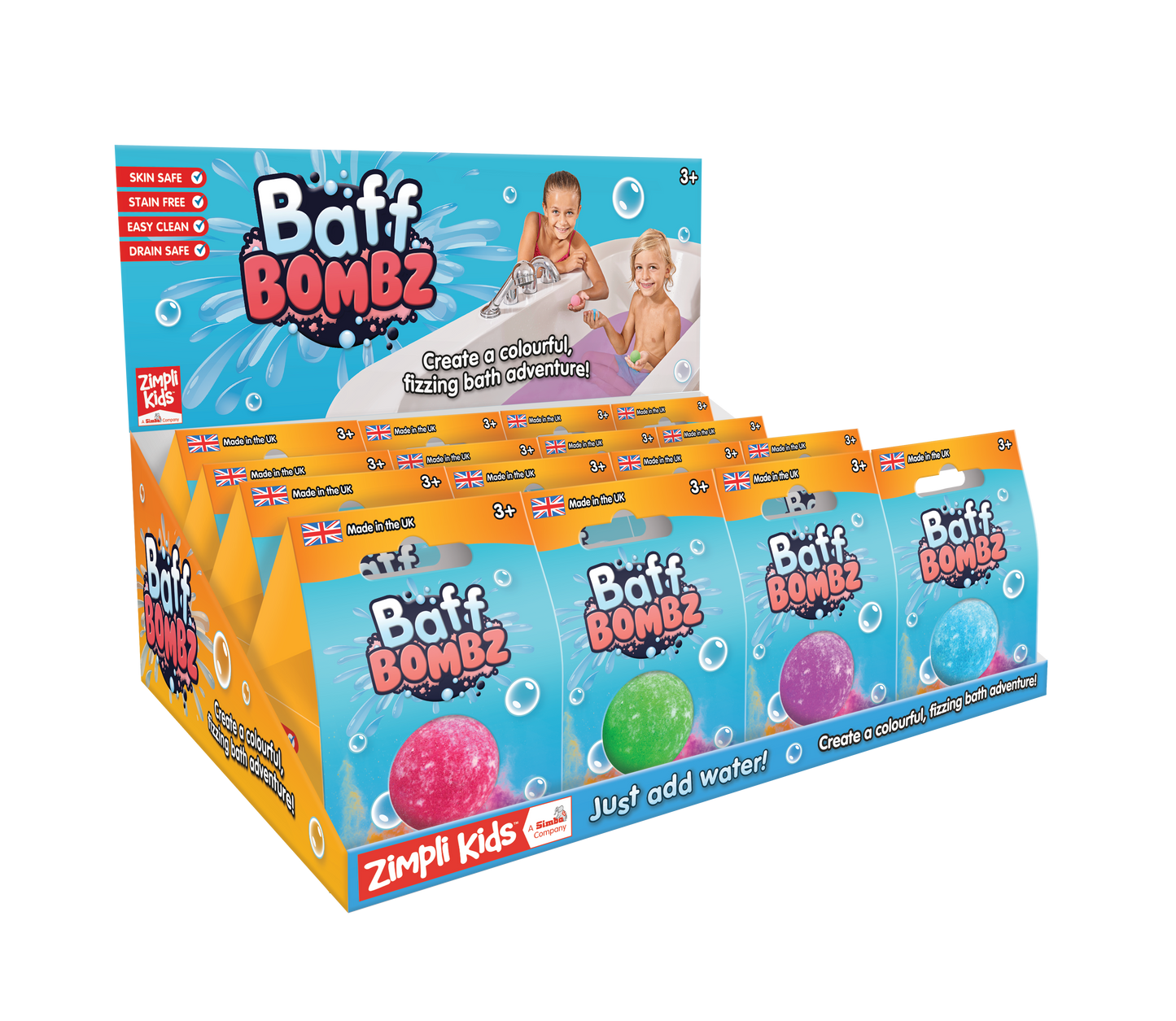 Round Baff Bombz 16 Pack