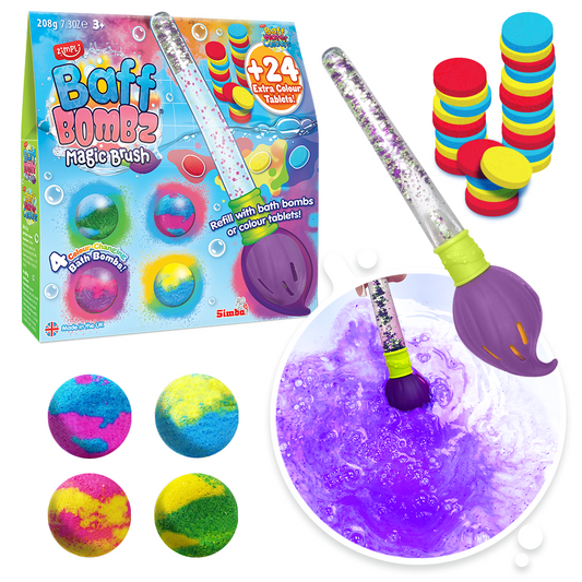 Baff Bombz Magic Brush & Baff Water Colours