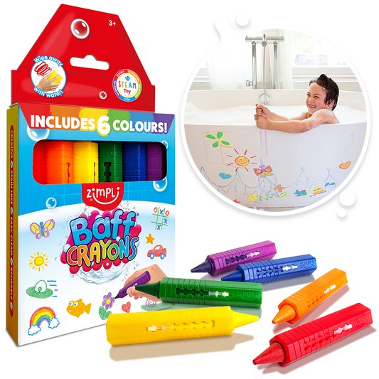 Baff Crayons 6 Pack