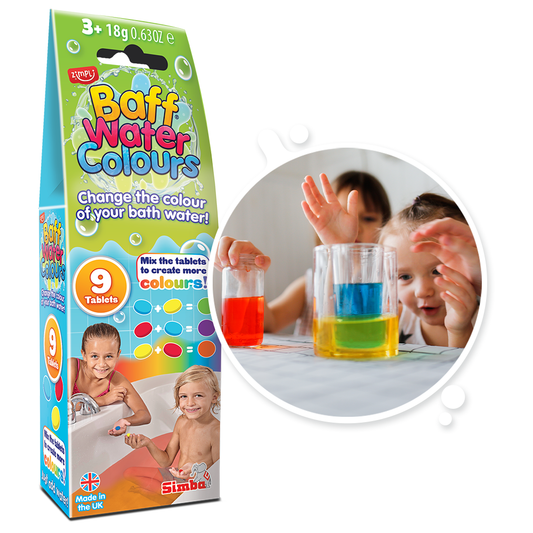 Zimpli Baff Water Colours - 9 Pack