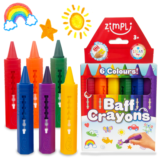 Baff Crayons 6 Pack