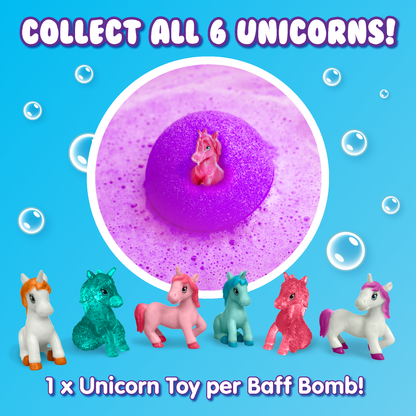 Zimpli Surprise Baff Bombz 6 Pack - Unicorn