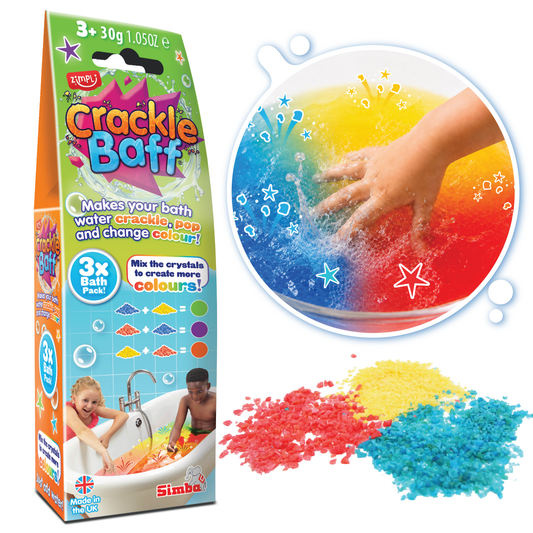 Zimpli Crackle Baff Colours 3 Pack