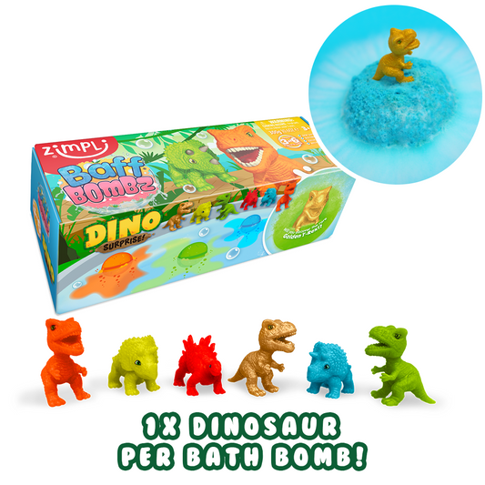Zimpli Dino Surprise Baff Bombz - 3 Pack