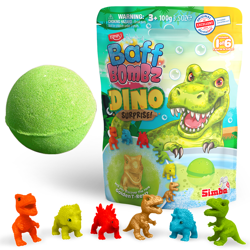 Zimpli Dino Surprise Figure Baff Bombz