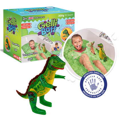 Zimpli Gelli Baff Green - With Inflatable Dino