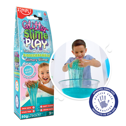 Zimpli Glitter Slime Play - Aqua