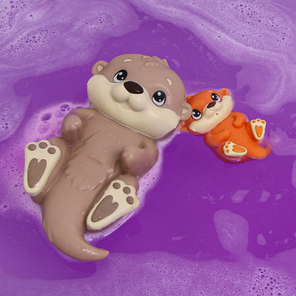 Baff Buddies - Mama & Baby Otter Floating Bath Toy with Baff Bombz