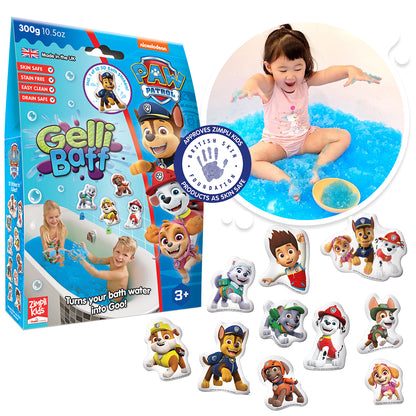 Paw Patrol Gelli Baff With Bath Sticker - Blue