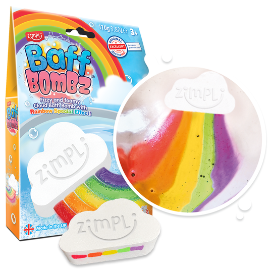 Zimpli Large Rainbow Special Effect Baff Bombz