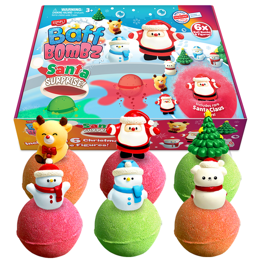 Zimpli Santa Surprise Baff Bombz 6 Pack