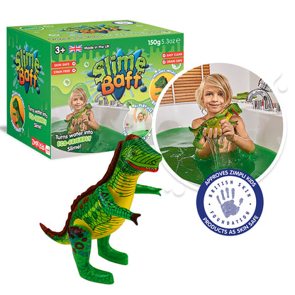 Zimpli Slime Baff Green - With Inflatable Dino
