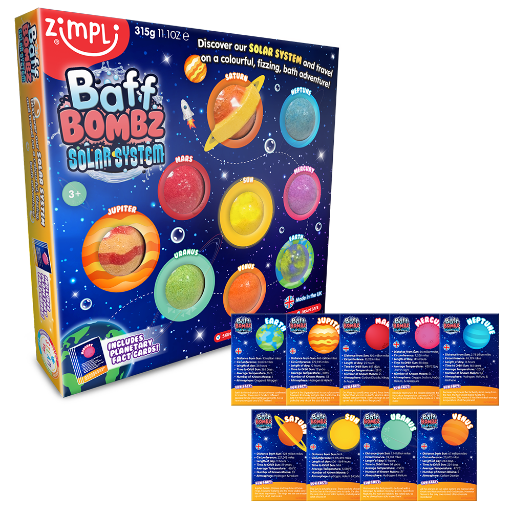 Zimpli Solar System Baff Bombz