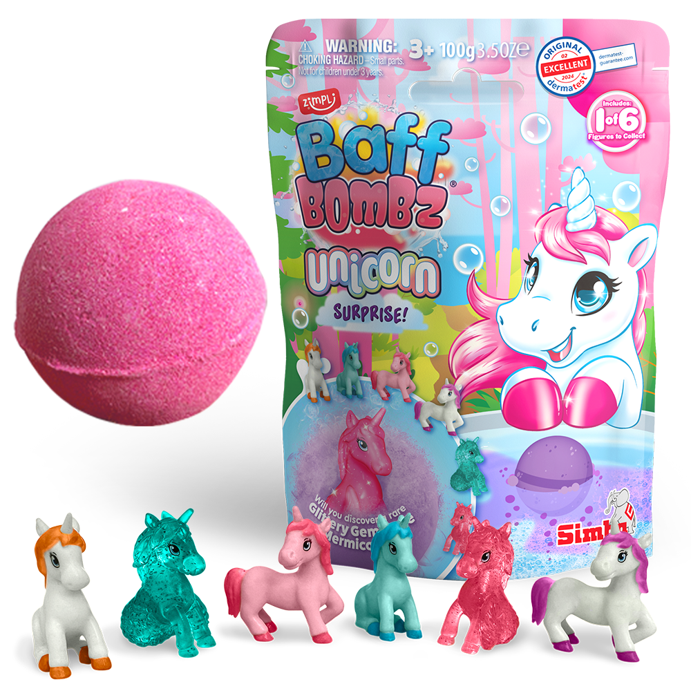 Zimpli Unicorn Surprise Figure Baff Bombz
