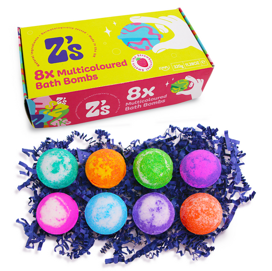 Z's Round Bath Bomb Gift Set - 8 Pack