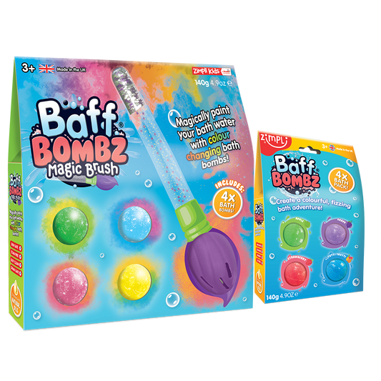 Zimpli Baff Bombz Magic Brush + 4 Pack Refill