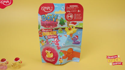 Zimpli Christmas Duck Surprise Baff Bombz